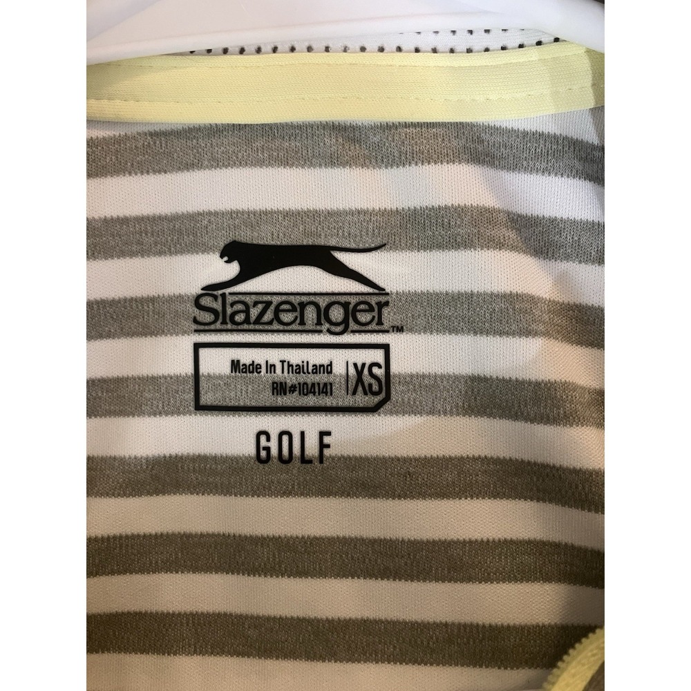 Slazenger Women's Golf Tank Navy Gray Yellow Sleeveless Size XS - Picture 9 of 11